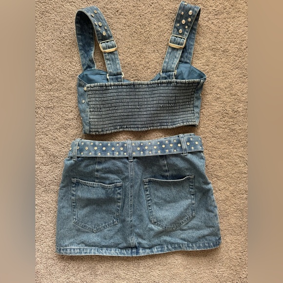 Show Me Your Mumu Shania Top and Bottom - Indigo Rhinestone - Picture 6 of 6